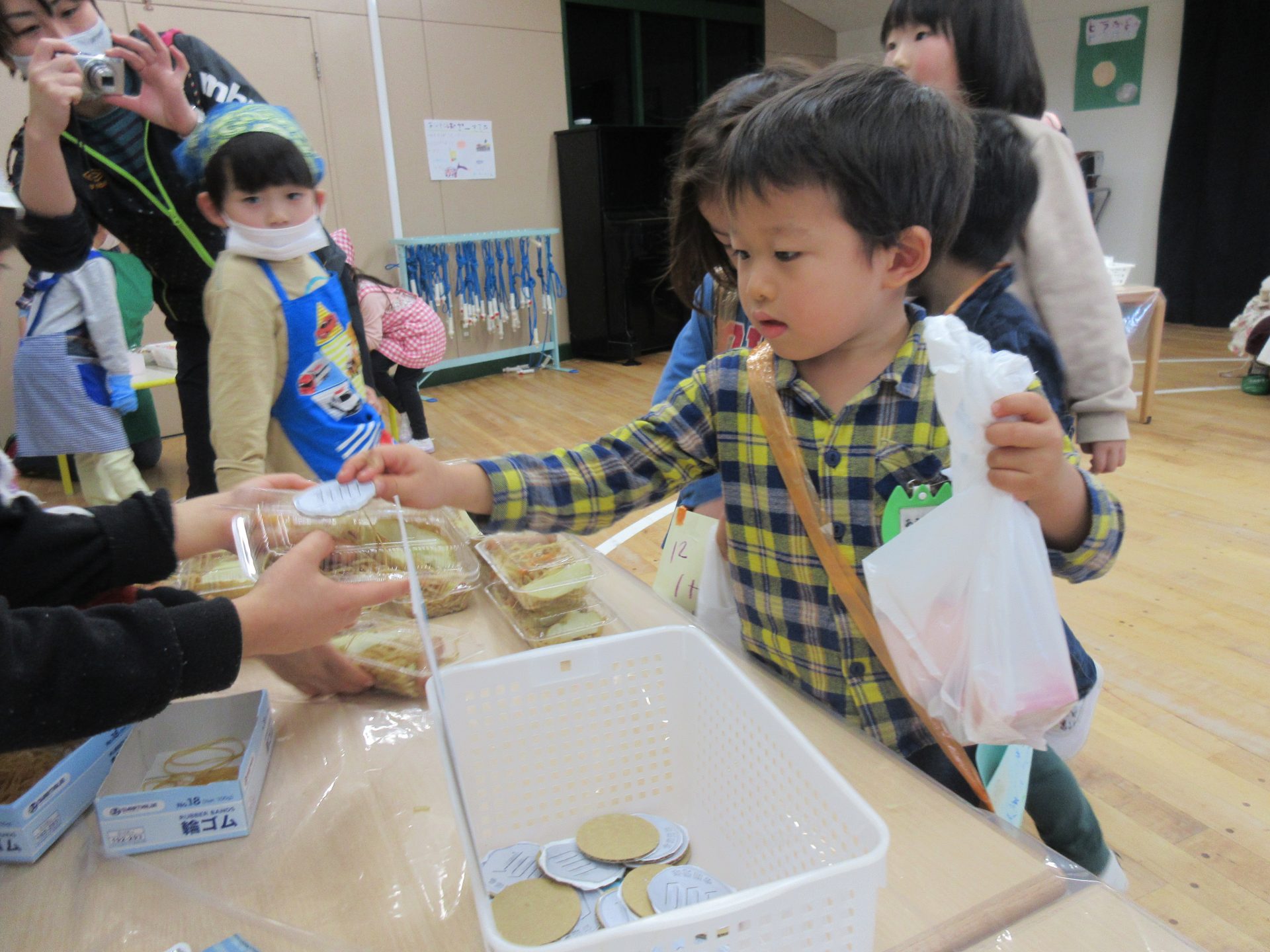 バザー楽しかったよ 山形つのぶえ学園 千歳認定こども園 山形県山形市