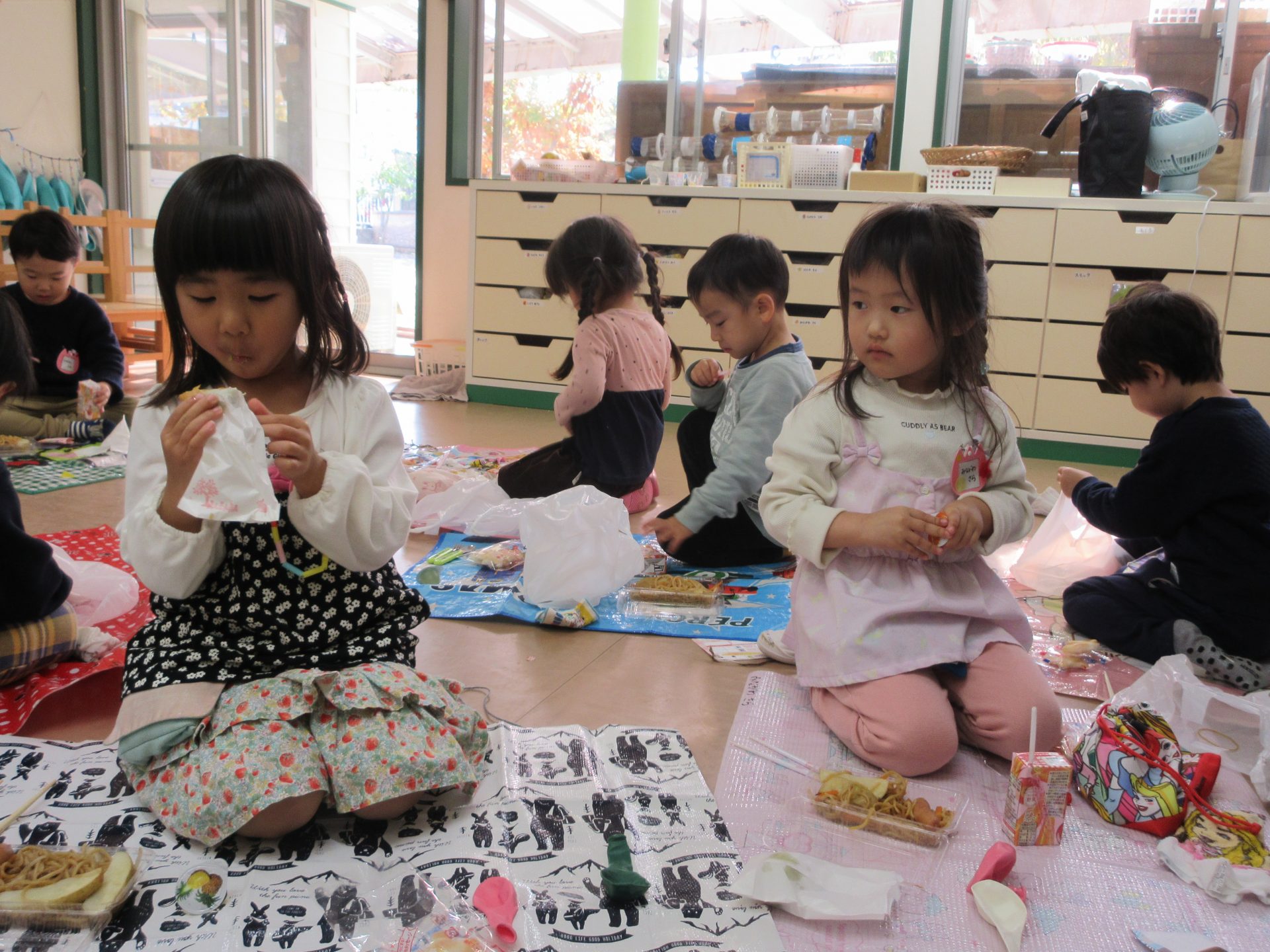 バザー楽しかったよ 山形つのぶえ学園 千歳認定こども園 山形県山形市